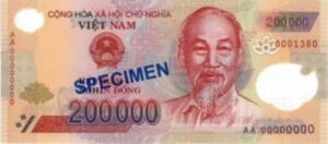 Vietnamese 200000 dong vietnamnomad