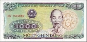 Vietnamese dong 1000 vietnamnomad
