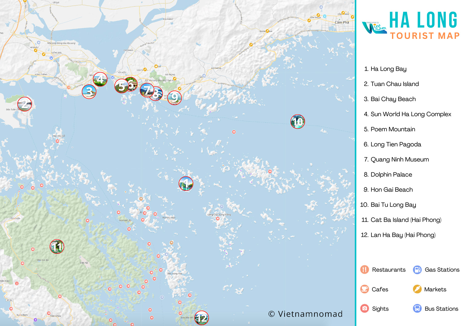 Ha Long Map 