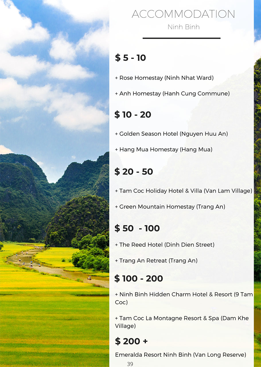 Ninh Binh accommodation