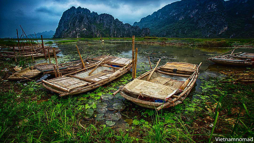 Van Long lagoon