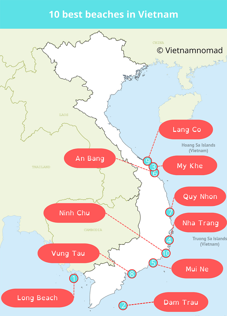 10 Best Beaches In Vietnam With Map And Photos Touropia Images And