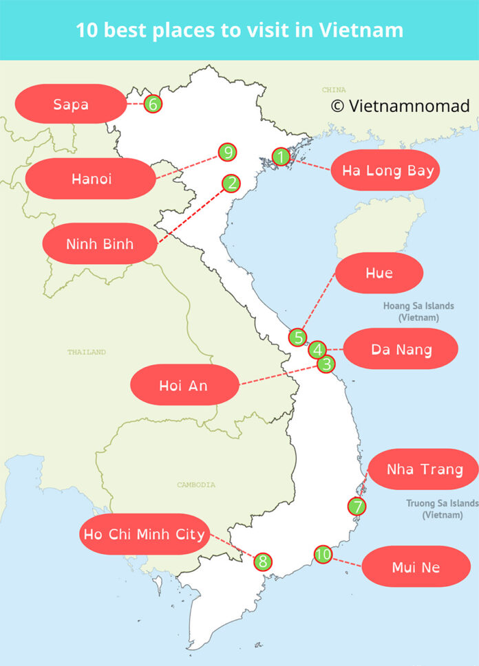 10 Best Places to Visit in Vietnam in 2022 (with Map and Poll)