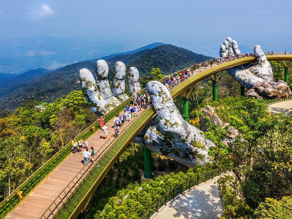 20 Best Things to Do in Vietnam - Check in Golden Bridge