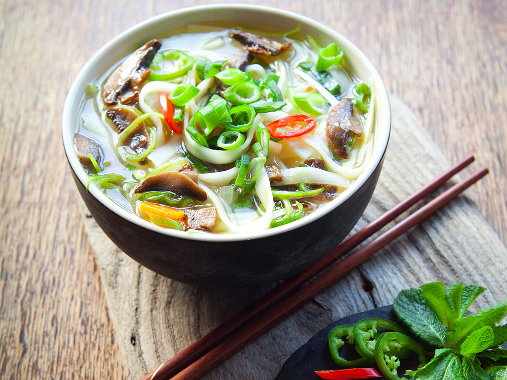 Vietnamese vegetarian dish - Pho Chay