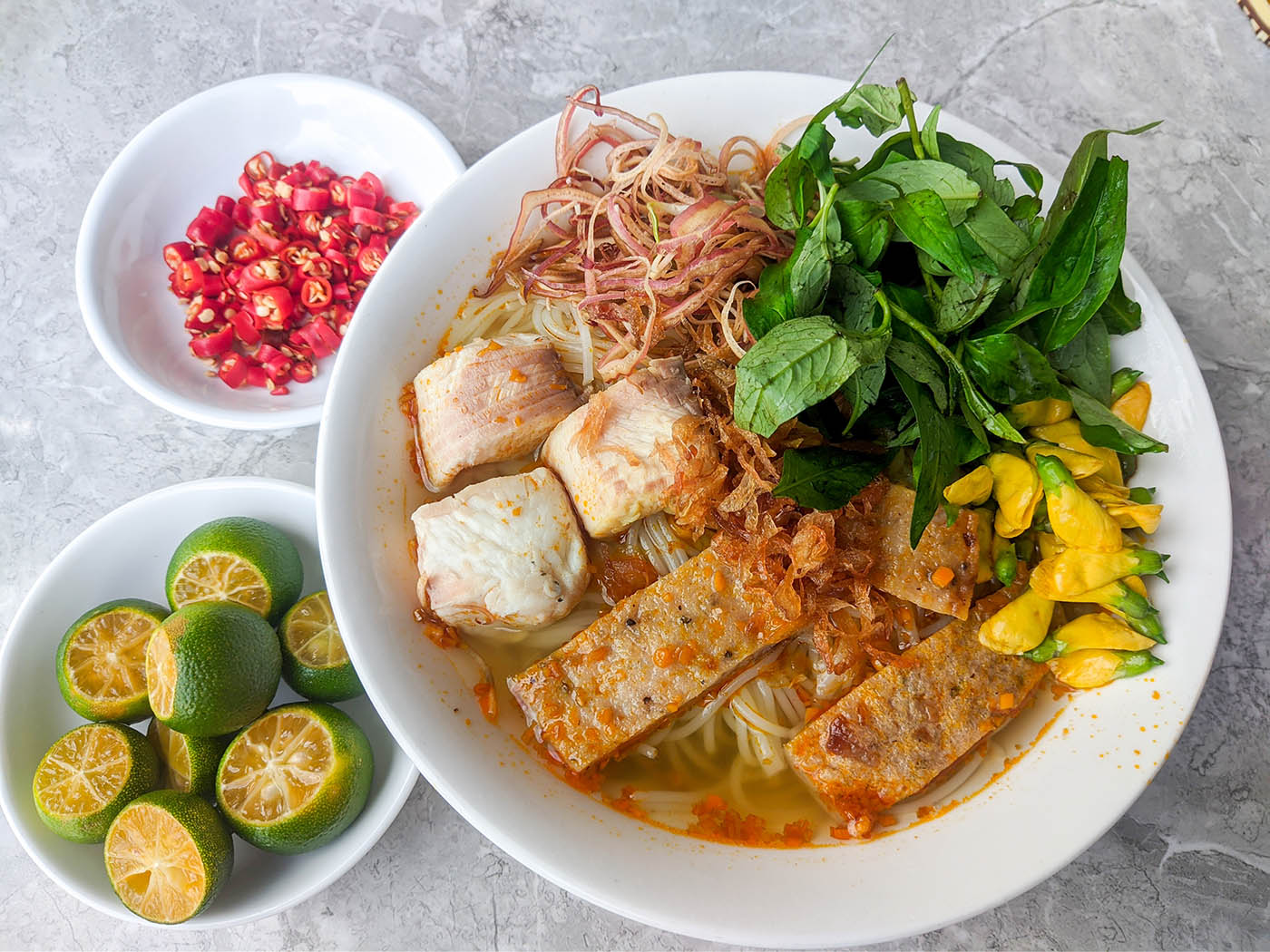 Bun Ca - Vietnamese fish noodle soup