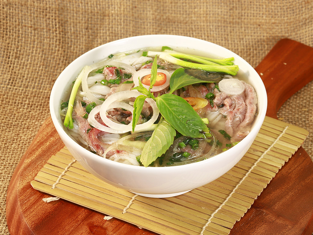 The essence of pho lies within its deeply flavored and scented broth.