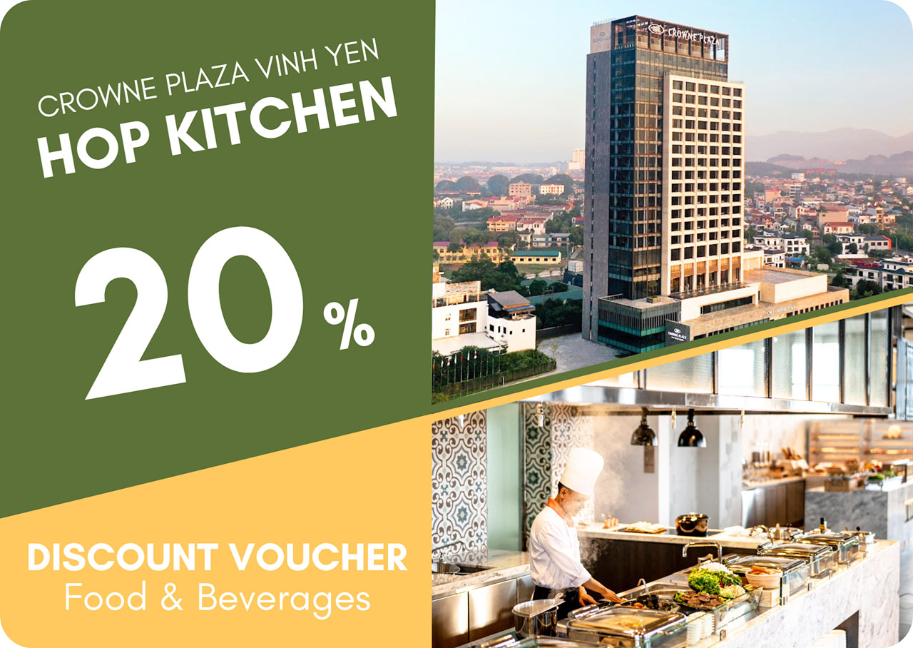 Hop Kitchen - Crowne Vinh Yen - Image Voucher - Welcome to Vietnam Membership