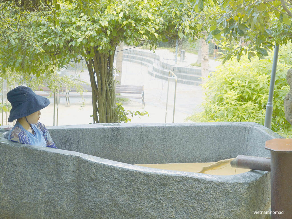 Enjoy a relaxing mud bath