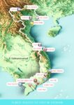 Map of the best places to visit in Vietnam - Vietnamnomad
