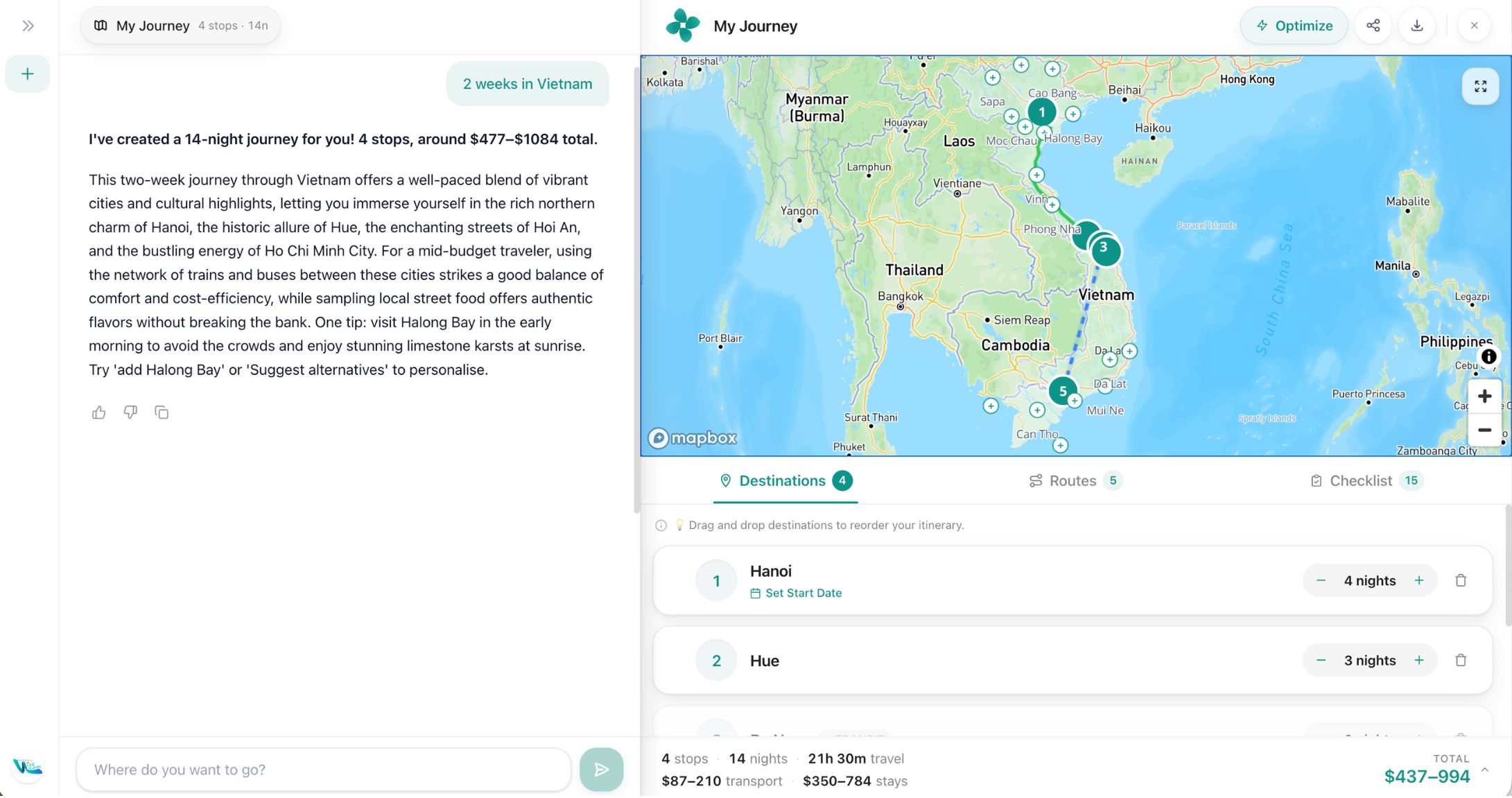 Plan Your Vietnam Trip with Just One Prompt 1 Tripion — The AI Platform for Multi-City Travel in Asia